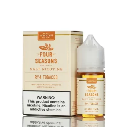 Four Seasons Salt Nicotine - RY4 Tobacco - 30ml - 30mg