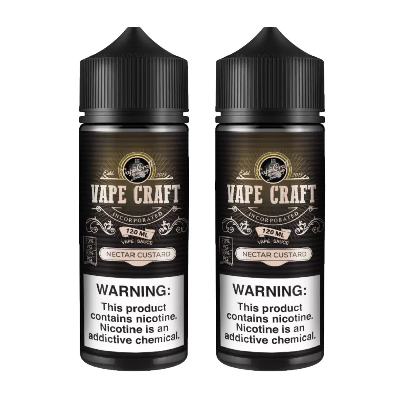 Vape Craft Nectar Custard 2 Bottle Bundle - Vape Product, Vape Product