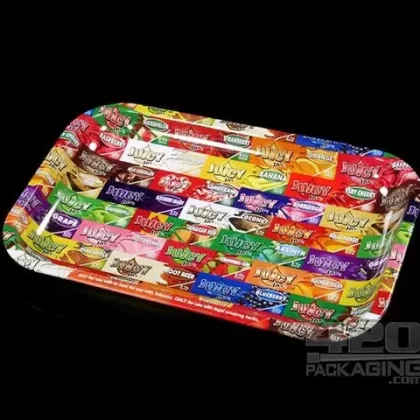 Juicy Collage Design Small Metal Rolling Tray