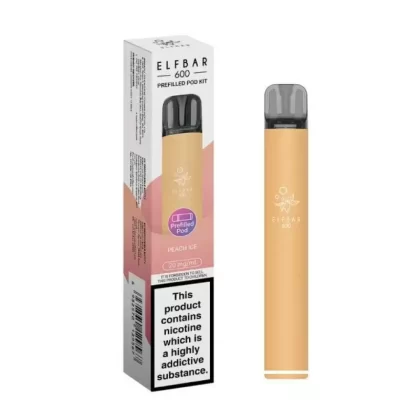 ELFBAR 600 Prefilled Pod Kit Peach Ice - Vape Store