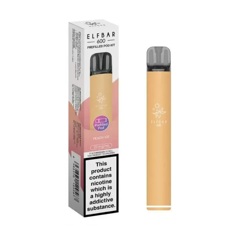 ELFBAR 600 Prefilled Pod Kit Peach Ice - Vape Store