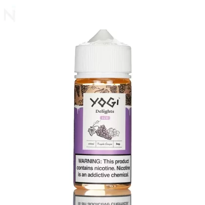 Yogi Delights E-Liquid - Purple Grape Ice - 100mL - 3mg