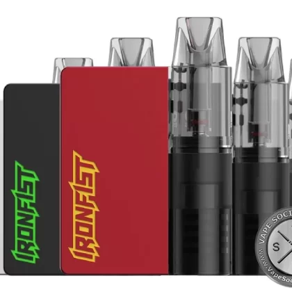 UWELL Caliburn & Ironfist L 16W Pod System - Coral Red, Matte Black