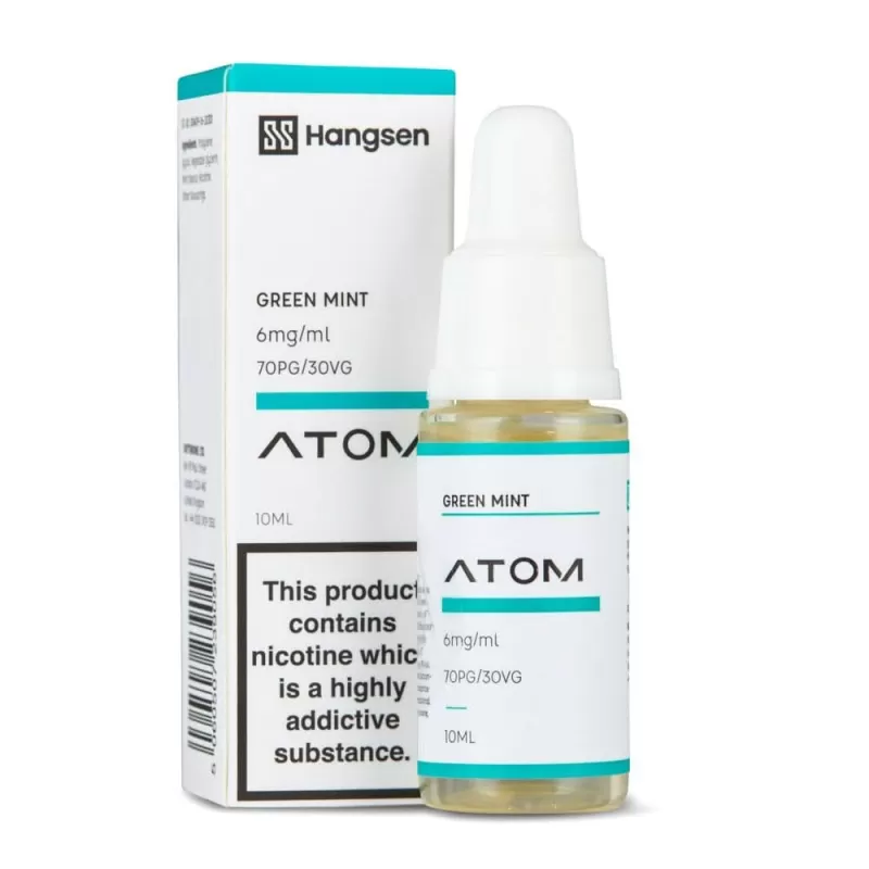 Green Mint E-Liquid Atom Series by Hangsen (10ml) - 18mg