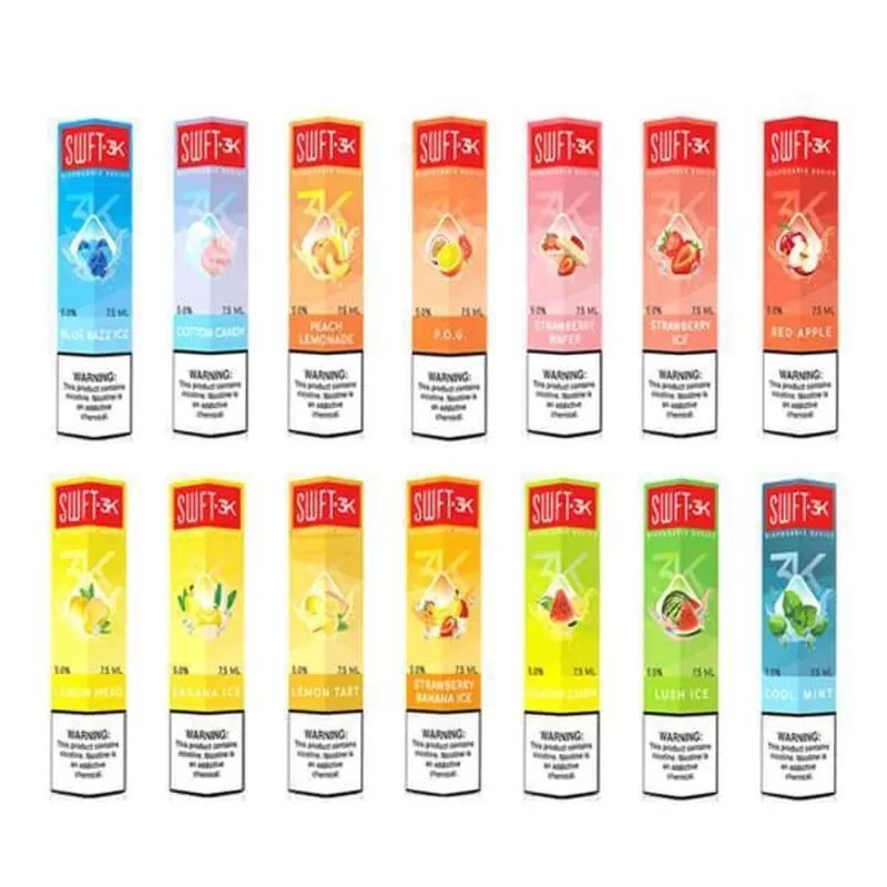 Swft 3K Disposable | 3000 Puffs | 7.5mL *** - Strawberry Banana Ice