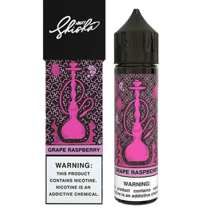 Nasty Juice Shisha Grape Raspberry E-Liquid 60ml - 3mg (1 x Nic shot)
