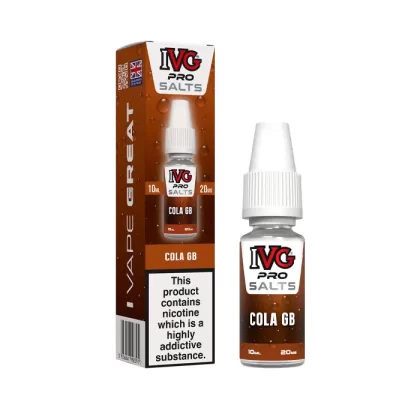 Cola GB Nic Salt E-Liquid by IVG Pro - 10 mg - Medium Strength