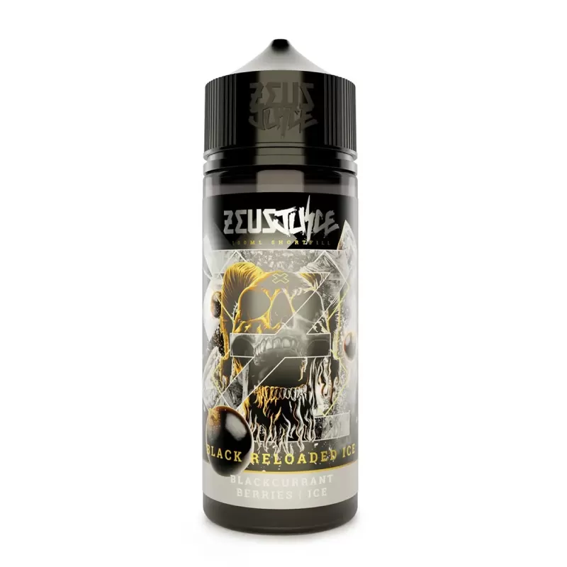 Zeus Juice Black Reloaded Ice 100ml Short Fill E Liquids - Vapourdays Co