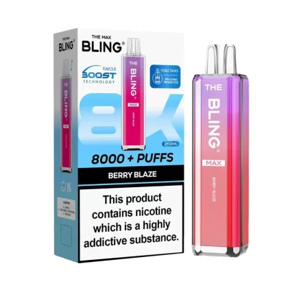 The Crystal Bling Max 8000 Prefilled Vape Kit - Mixed Berries