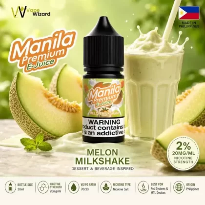 Manila premium E-juice 30ml 20mg - Vapewizarddxb