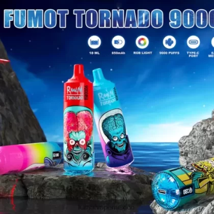 Fumot Tornado 1 pieza de vaporizador desechable 9000 pro de 18 ml limonada de fresa H0XPTX234 Fumot Vape Sale - Fumotvapemexico