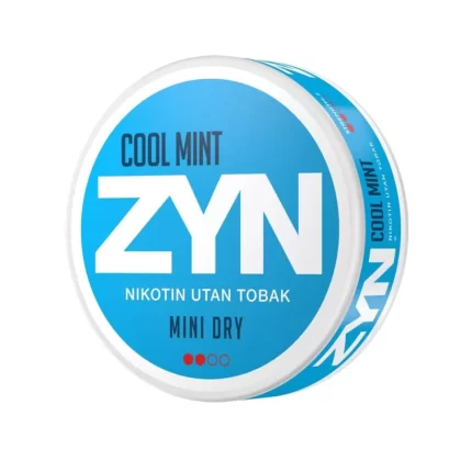 ZYN Mini Dry Cool Mint Extra Strong S4 – All White Portion - ZYN / Yes / 6mg