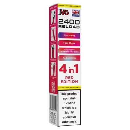 Red Edition IVG 2400 Refill Pods - 20mg - Vape Product