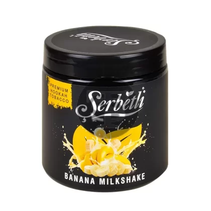 Serbetli Premium Hookah Tobacco 250g Banana Milkshake - Vape Store