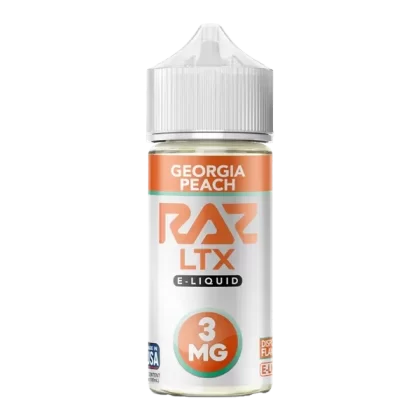 Georgia Peach RAZ X Pod Juice 100ml LTX Edition - Customer Group#Consumer~Nicotine#3mg>6mg~Size#Single