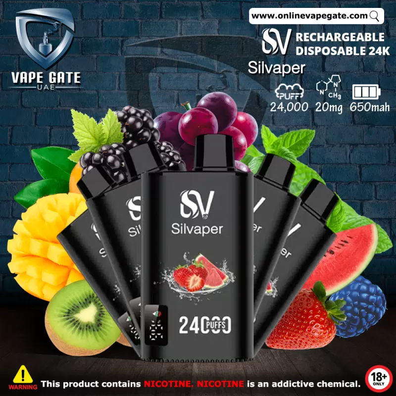 Silvaper Disposable Vape 24000 Puffs - 20 mg / Love 66