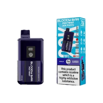 Bloody Bar 20K Prefilled Pod Kit Mr Blue / Blueberry Raspberry - Nicotine Strength#20mg
