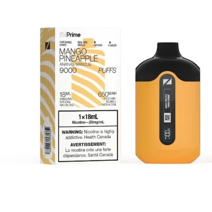 ZPrime Disposable Vape – 9000 Puffs – Mango Pineapple - Eliquidsupply