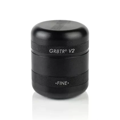 Kannastor GR8TR V2 Mini Grinder - Color#Gunmetal>Matte Black>Rose Gold>Silver