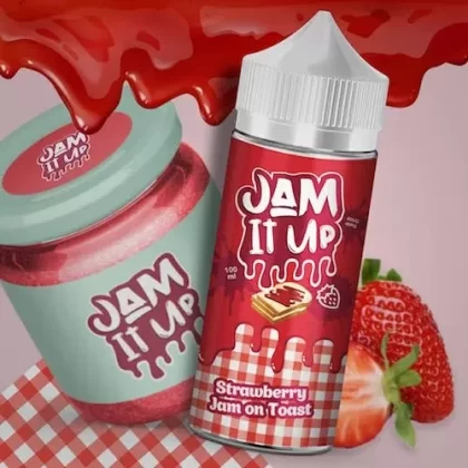 Strawberry Jam on Toast by Jam It Up – 100ml 0mg