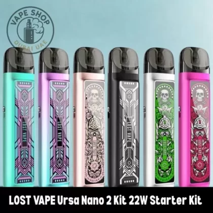 LOST VAPE Ursa Nano 2 Kit 22W Starter Kit 900mAh Vape Kit - Astro Space, Chrome Soul (CF5957)
