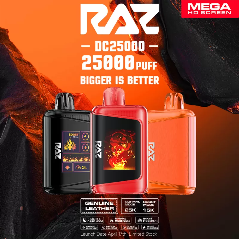 RAZ LTX 25K Puff Disposable Device – 25000 Puffs - Blue Raz Ice