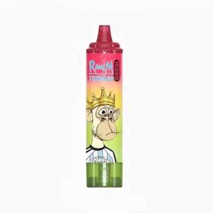 Fumot RandM Tornado 15000 Puffs LED Screen Disposable Vape - Apple Peach Pear, Banana Ice; White Grape Ice; Vape Product, Vape Product