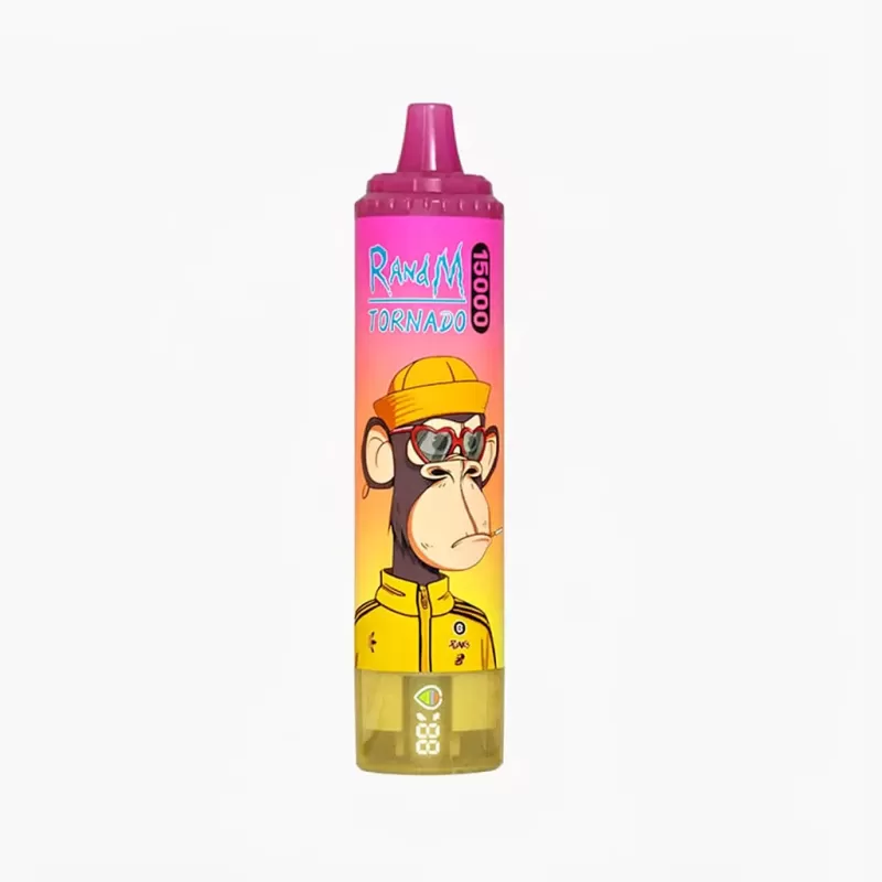 Fumot RandM Tornado 15000 Puffs LED Screen Disposable Vape - Apple Peach Pear, Banana Ice; White Grape Ice; Vape Product, Vape Product - Image 2