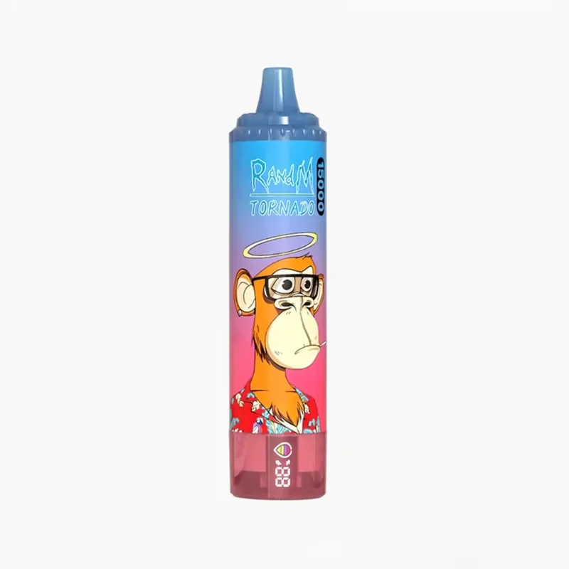 Fumot RandM Tornado 15000 Puffs LED Screen Disposable Vape - Apple Peach Pear, Banana Ice; White Grape Ice; Vape Product, Vape Product - Image 3