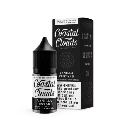 Coastal Clouds Salt E-liquid – Vanilla Custard 30ml