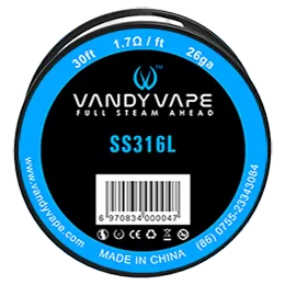 Vandy Vape SS316L Heating Wire - 26ga 30ft