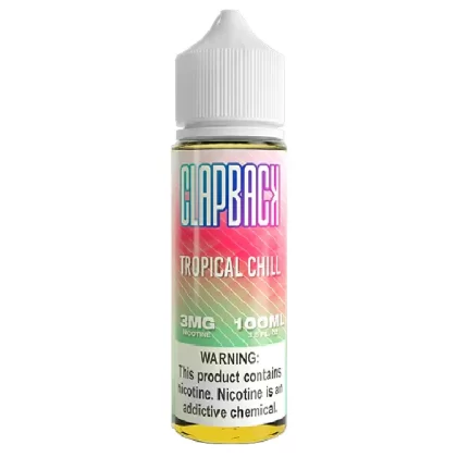 Sale $12.49 – Tropical Chill By Saveurvape – Clap Back TF-Nic 100mL