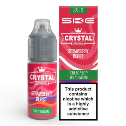 Strawberry Burst Nic Salt By SKE Crystal - 10mg