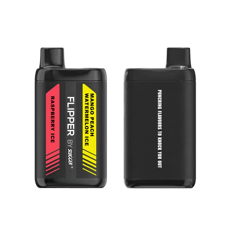 Raspberry Ice + Mango Peach Watermelon Ice – Flipper 12000 puffs By Slugger - Vape Product