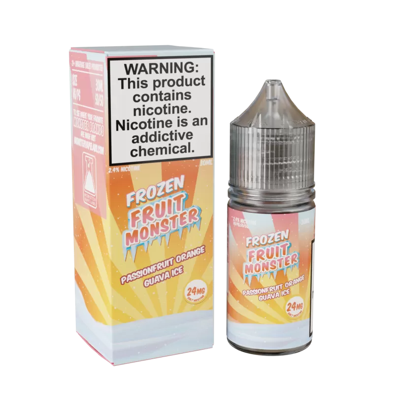 Frozen Fruit Monster Salt - Passionfruit Orange Guava Ice - 30ML E-Liquid
