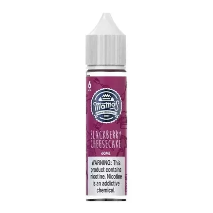 Blackberry Cheesecake E-Liquid by Mama’s E-Liquid - Size#60ml>120ml~Nicotine#18MG>0MG>3MG>6MG