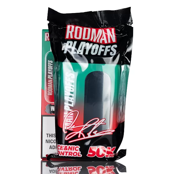 RODMAN Playoffs 50K 50000 Puffs Disposable Vape - Watermelon Apple - Image 2