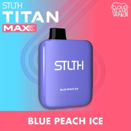 STLTH TITAN MAX Disposable Vape – Blue Peach Ice