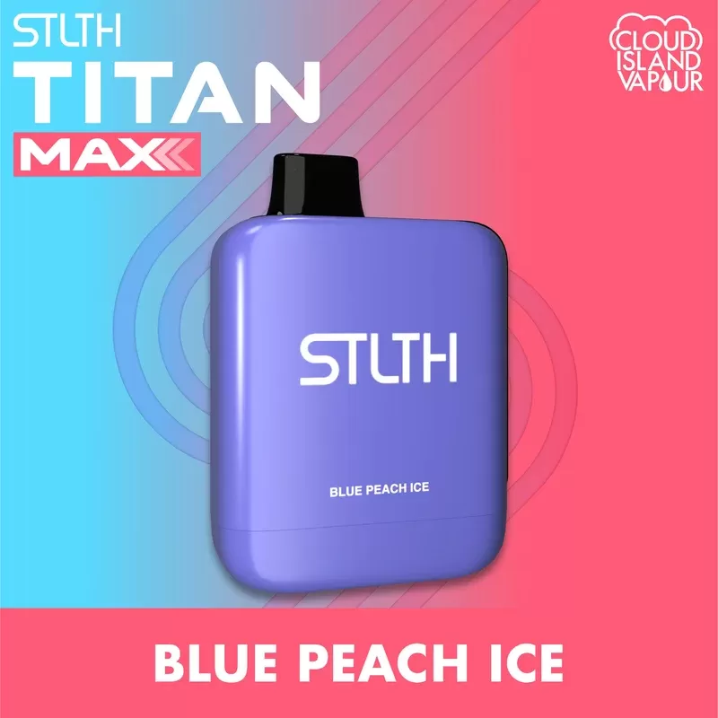 STLTH TITAN MAX Disposable Vape – Blue Peach Ice
