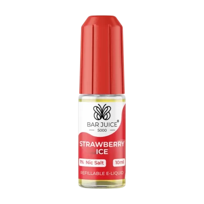 Strawberry Ice Nic Salt by Bar Juice 5000 - 5mg - Vape Product (02F7FE)