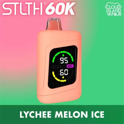 STLTH 60K Disposable Vape – Lychee Melon Ice - Strength#20mg