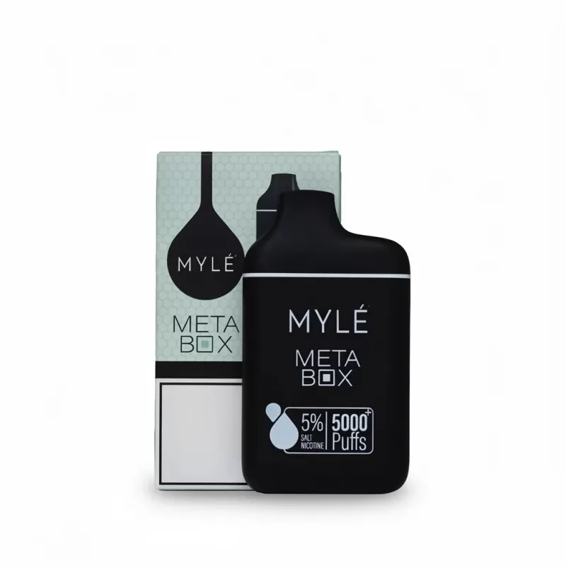 MYLE Meta Box 5K Disposable Vape – 5000 Puffs - Georgia Peach, Grape Mint