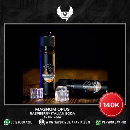 MAGNUM OPUS RASPBERRY ITALIAN SODA - 3 mg / 60 ml