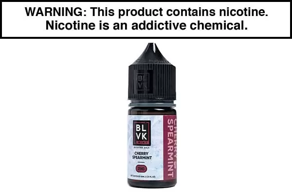 CHERRY SPEARMINT ICE BY BLVK MINT SALT 30ML - Vapejuice