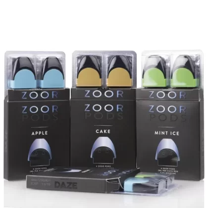 ZOOR Replacement Pods by 7 Daze – 2mL – 4 Pack (Discontinued)