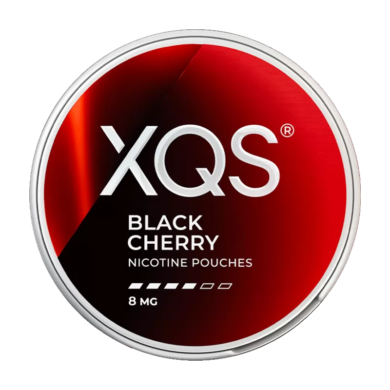 Black Cherry XQS Nicotine Pouches - 10mg - Vape Product (AFCE07)