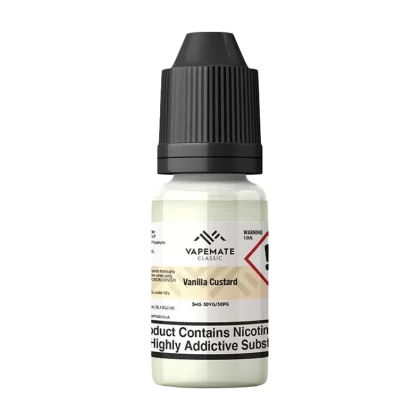 Vapemate Classic Vanilla Custard 10ml - Blend#50VG / 50PG>70VG / 30PG0mg>3mg>6mg>12mg>18mg