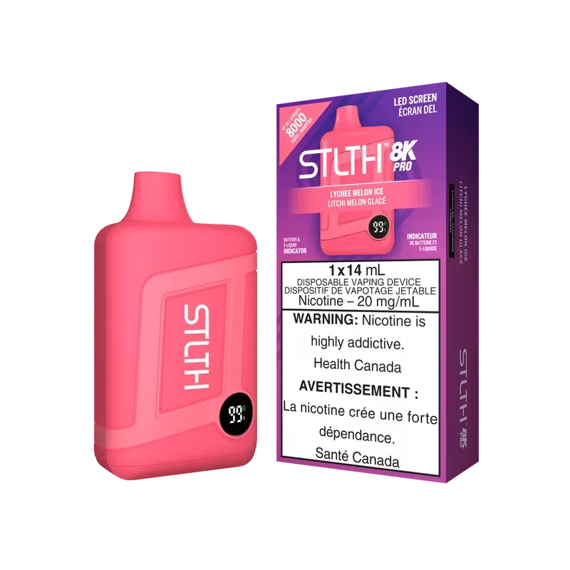 STLTH BOX 8K PRO DISPOSABLE – LYCHEE MELON ICE