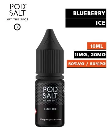Blue Ice Nic Salt E Liquid by Pod Salt Core - 20mg