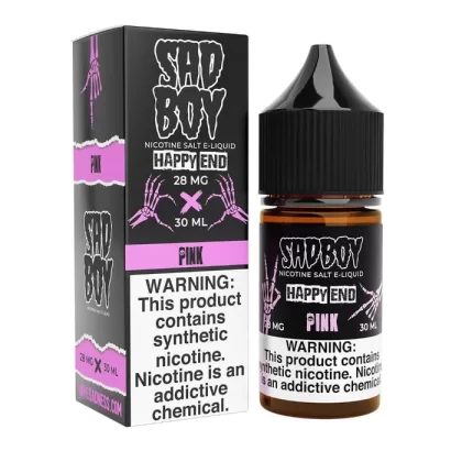Sadboy Salt Happy End Line Pink Cotton Candy eJuice - Vape Product; Vape Product, Vape Product (A5B4E5)